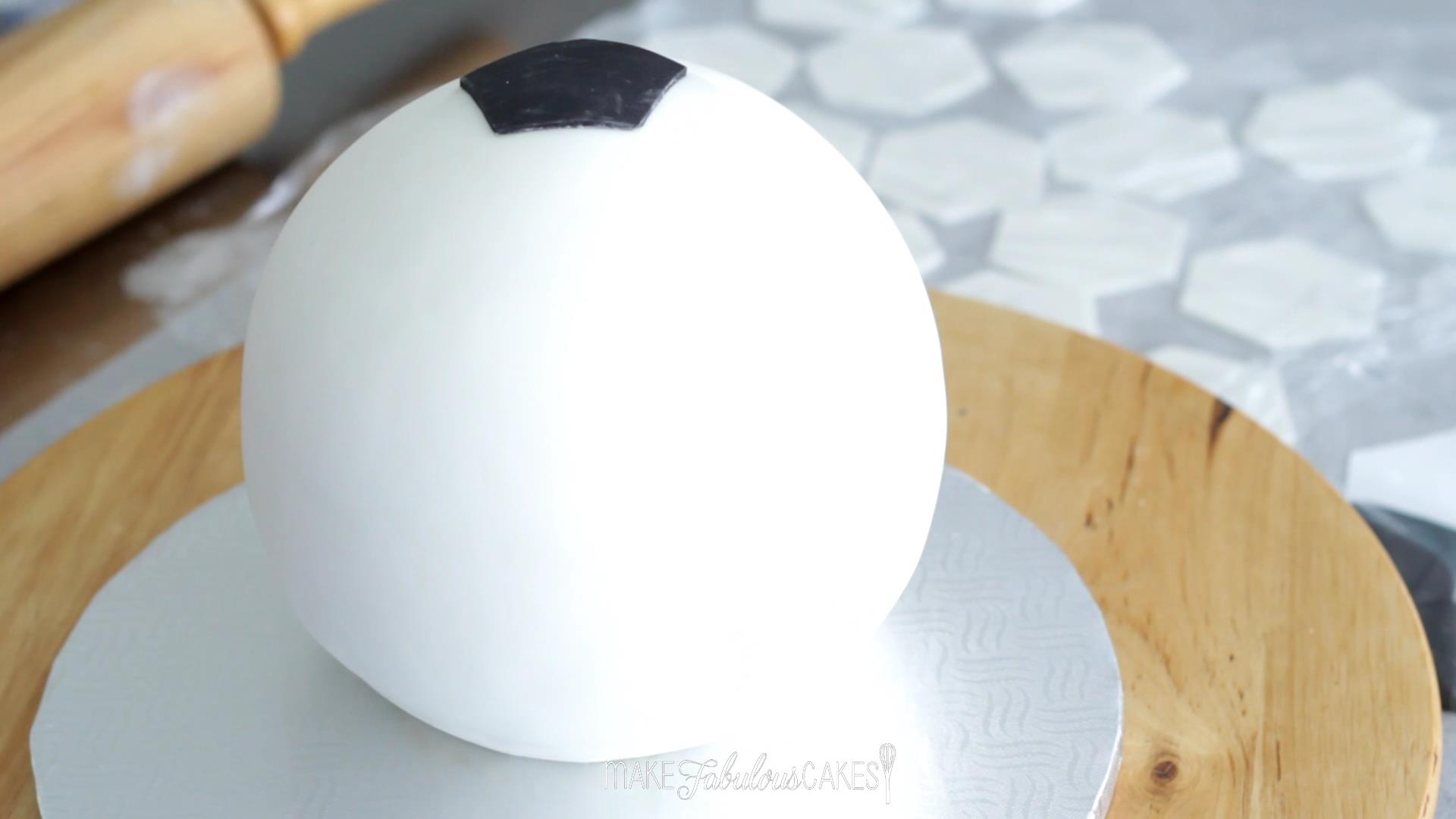 How to Make a Soccer Ball Cake | Confessions of a Cake Addict