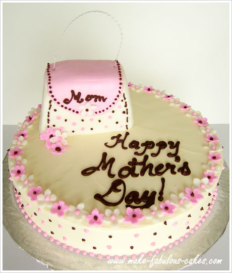 purse mothers day cake 1