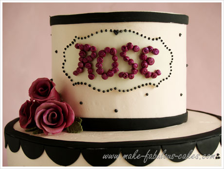 How to make a rose cake