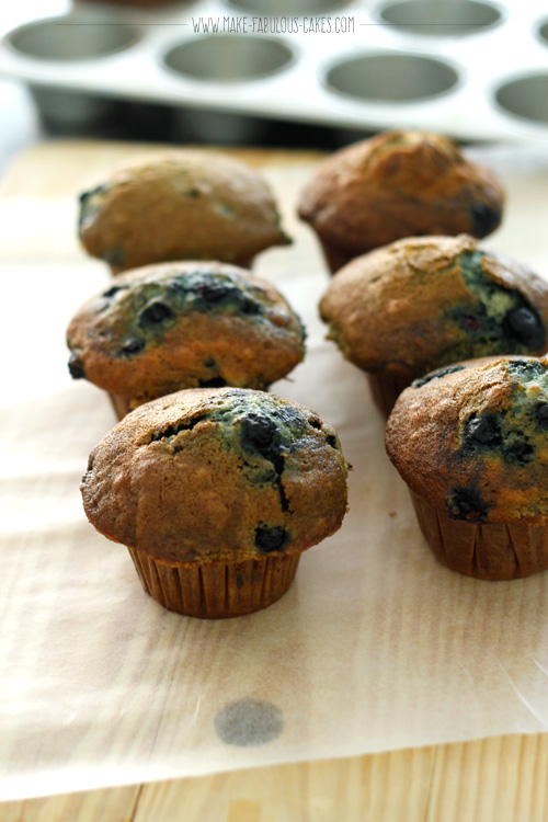 blueberry muffins recipe