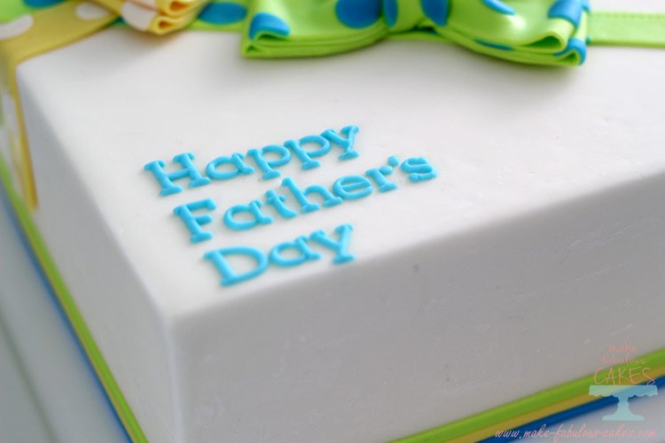 fathers day bow tie cake