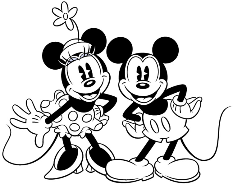 vintage minnie and mickey