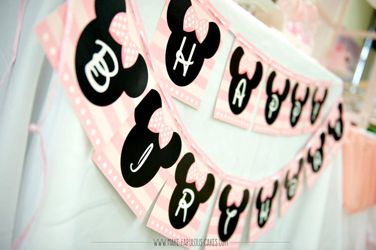 vintage minnie mouse bunting