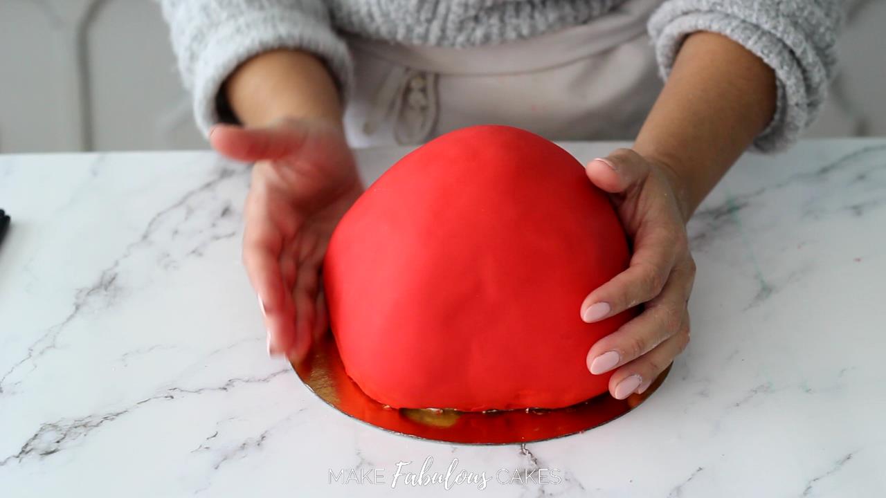 smooth fondant with hands